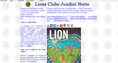 Desktop Screenshot of lcjundiainorte.com.br
